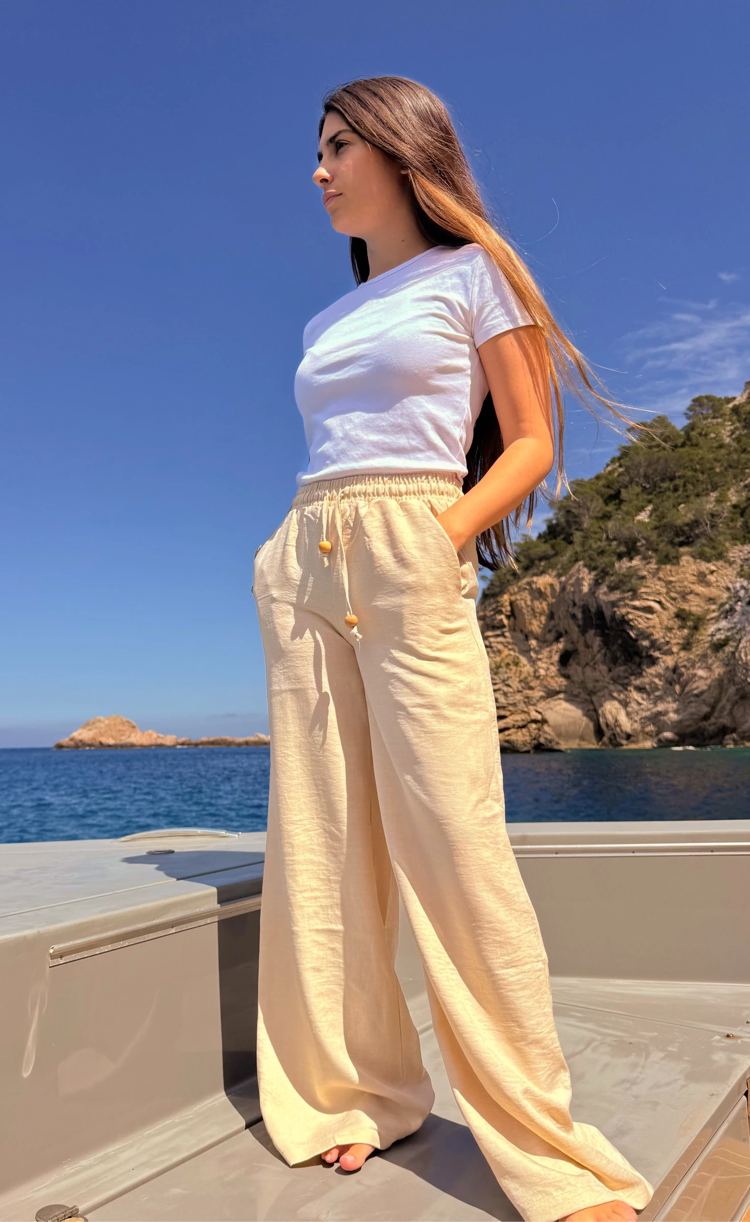 Beige lange broek. – photo 4